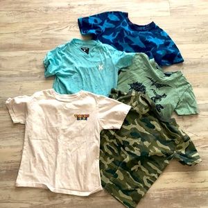 Lot of five boys size 6/7 t-shirts 👕